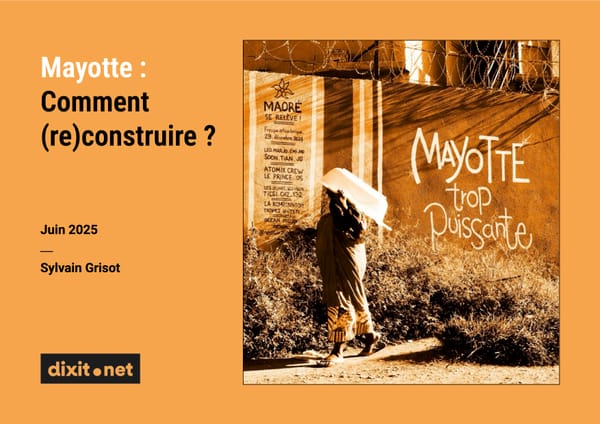 đïž Mayotte : Comment (re)construire ?