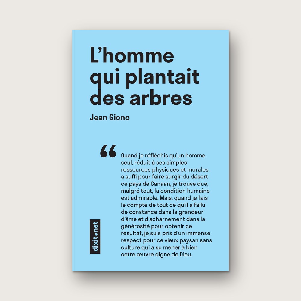 Couverture : L'homme qui plantait des arbres