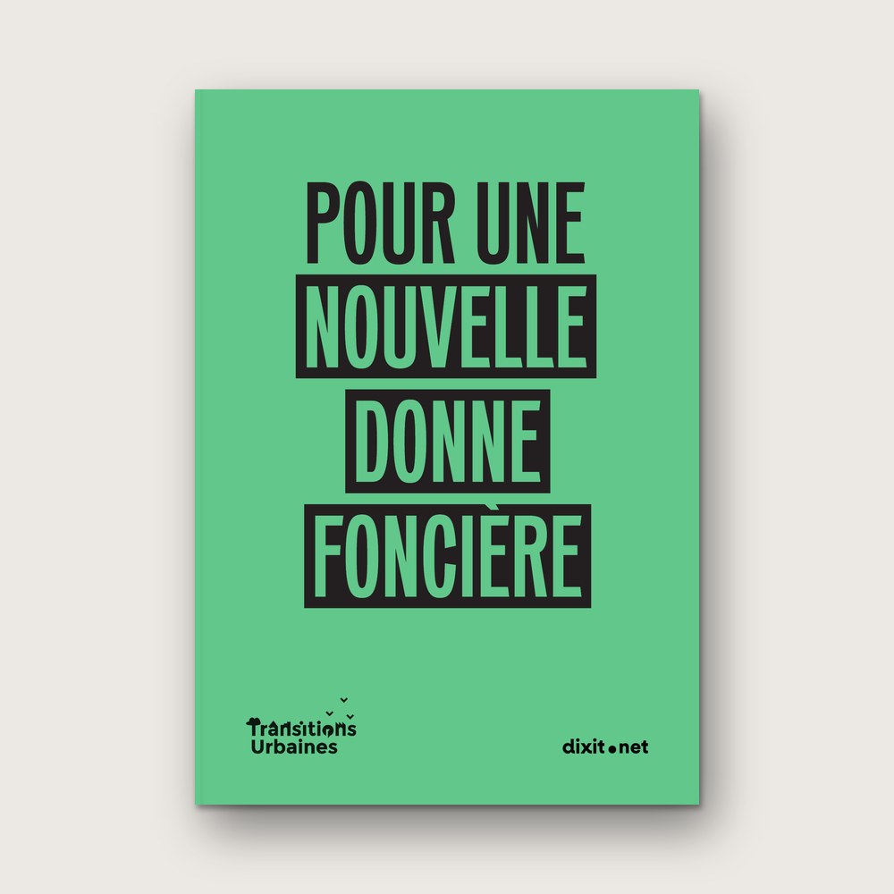 Couverture : Pour une Nouvelle Donne Foncière