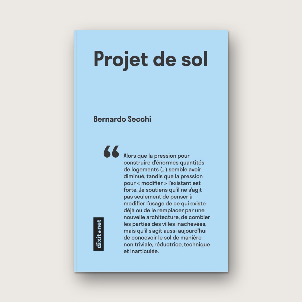 Couverture : Projet de sol